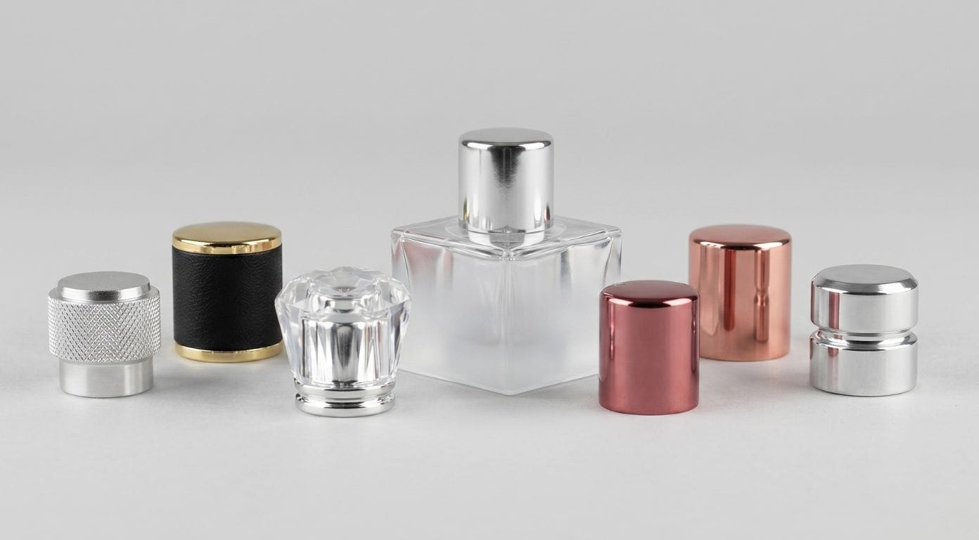 Bonpak Crimp Perfume Overcaps Lineup