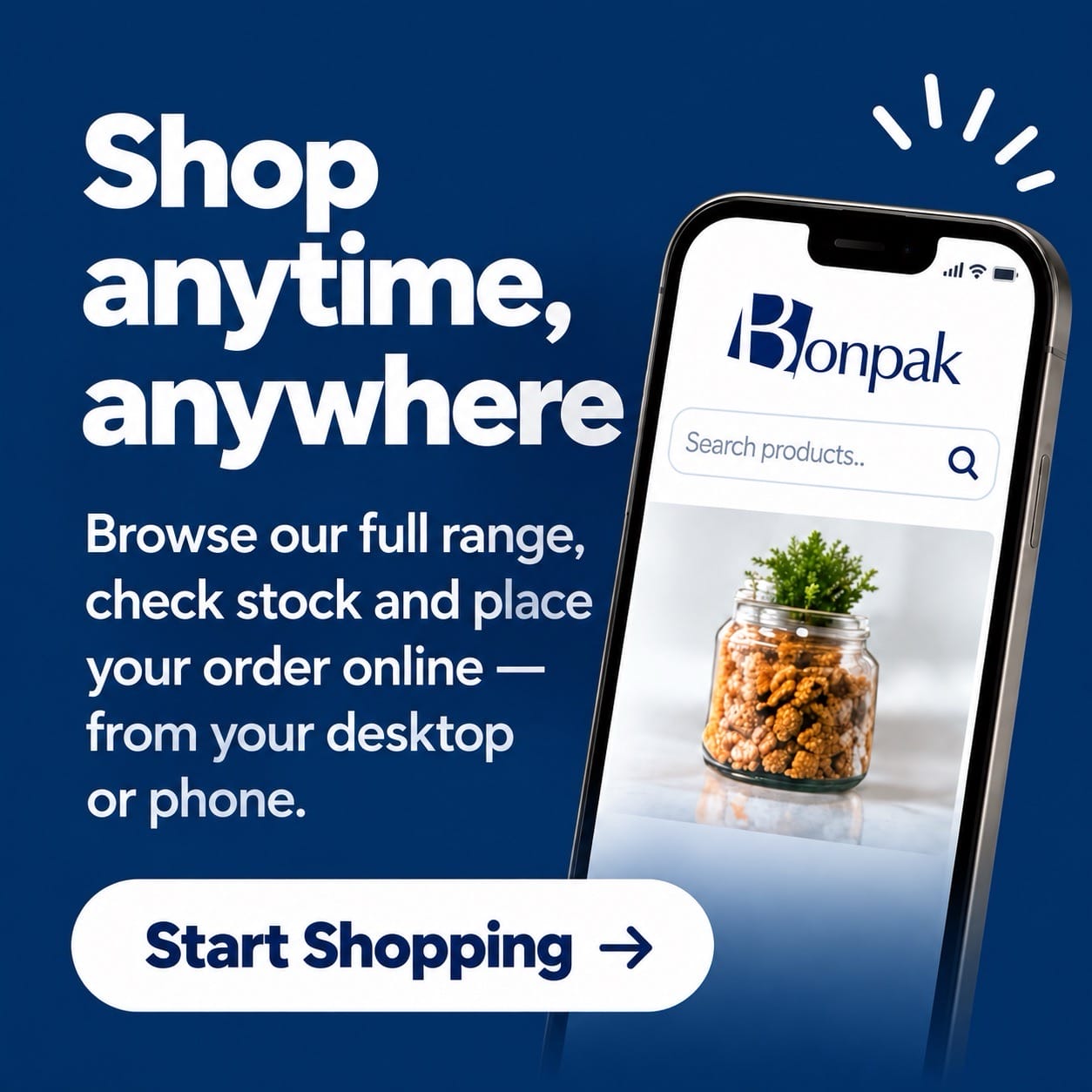 Shop Anytime, Anywhere Large